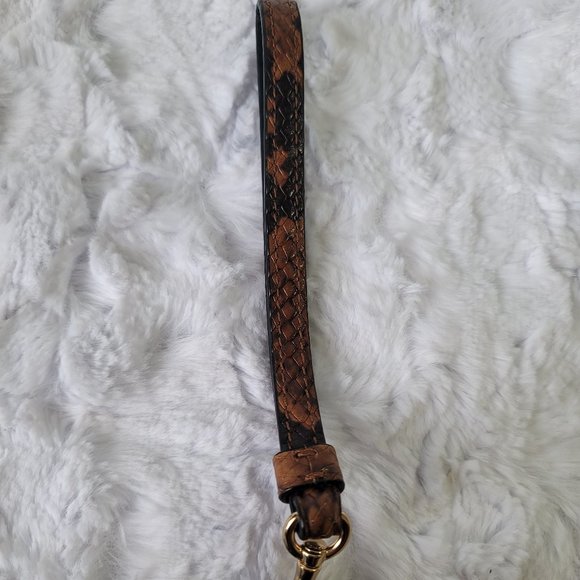 COACH Ivy Green Crocodile Embossed Leather Envelope Flap Wallet Convertible - Picture 11 of 13